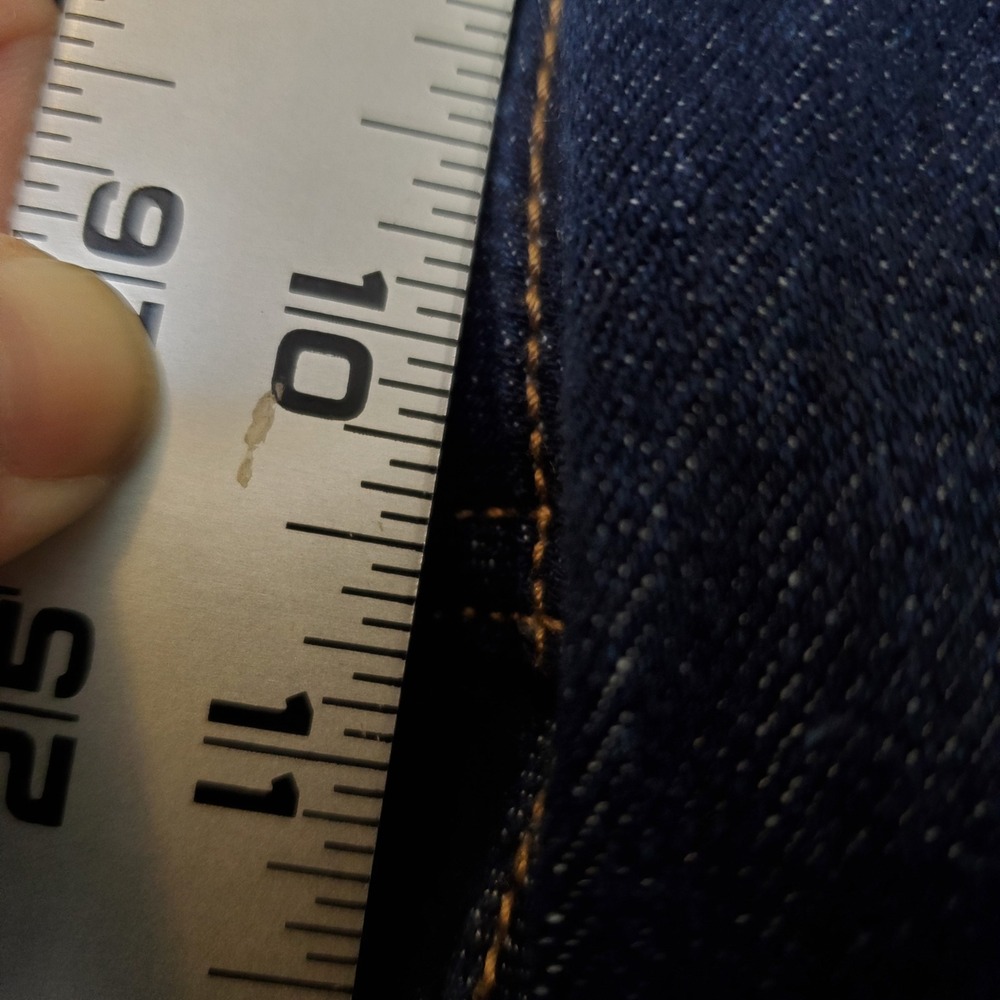 Old Navy Wow Boot-Cut Jeans Womens 16 Short Dark Wash Mid-Rise Denim Blue - Picture 7 of 11